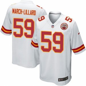 Mens Nike Kansas City Chiefs #59 Justin March-Lillard Game White NFL Jersey