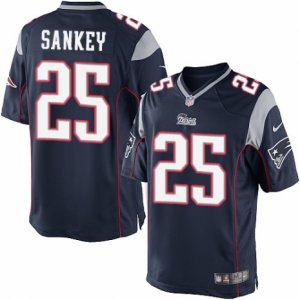 Mens Nike New England Patriots #25 Bishop Sankey Limited Navy Blue Team Color NFL Jersey