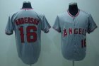 mlb anaheim angels #16 anderson grey