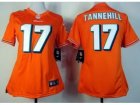 Nike Women Miami Dolphins #17 Ryan Tannehill Orange Jerseys