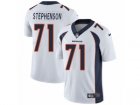 Mens Nike Denver Broncos #71 Donald Stephenson Vapor Untouchable Limited White NFL Jersey
