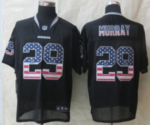 Nike Dallas Cowboys #29 Murray Black Jerseys(USA Flag Fashion Elite)