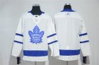 Nhl Maple Leafs Blank White Adidas Jersey