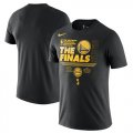 Golden State Warriors Nike 2018 NBA Finals Bound Trophy Cotton Performance T-Shirt Black