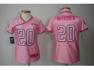 Nike NFL Women Oakland Raiders #20 Darren McFadden Pink Jerseys