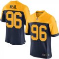 Nike Green Bay Packers #96 Mike Neal Navy Blue jerseys(Elite)