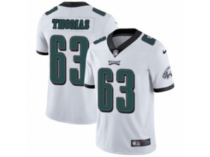 Nike Philadelphia Eagles #63 Dallas Thomas White Vapor Untouchable Limited Player NFL Jersey