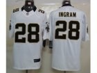 NEW NFL New Orleans Saints #28 Mark Ingram white Jerseys(Limited)