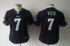 women nfl philadelphia eagles #7 vick black[2011]