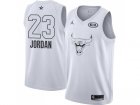 Men Nike Chicago Bulls #23 Michael Jordan White NBA Jordan Swingman 2018 All-Star Game Jersey