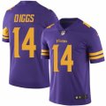 Youth Nike Minnesota Vikings #14 Stefon Diggs Limited Purple Rush NFL Jersey