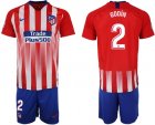 2018-19 Atletico Madrid 2 GODIN Home Soccer Jersey