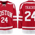 Boston University Terriers BU #24 Keith Tkachuk Red Stitched