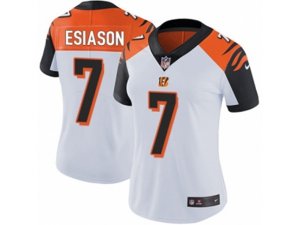 Women Nike Cincinnati Bengals #7 Boomer Esiason Vapor Untouchable Limited White NFL Jersey