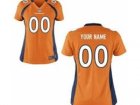 Women's Nike Denver Broncos Customized Game Team orange Jerseys