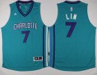 Charlotte Hornets #7 Jeremy Lin Teal Stitched NBA Jersey