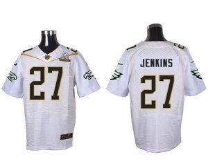 2016 Pro Bowl Nike Philadelphia Eagles #27 Malcolm Jenkins white Jerseys(Elite)