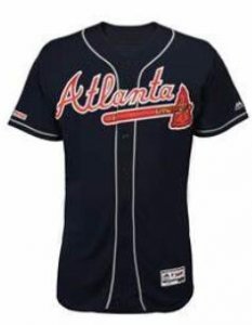 Men Atlanta Braves #27 RILEY blue 2019 Authentic Collection Flex Base Jersey