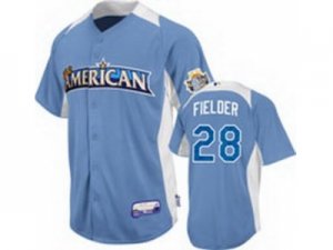 2012 MLB ALL STAR American League Prince Fielder #28 Coastal Blue[Cool Base