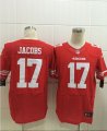 Nike San Francisco 49ers #17 Jacobs Red jerseys(Elite Jacobs)