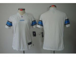 Nike Women Detroit Lions Blank White Jerseys