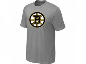 NHL Boston Bruins Big & Tall Logo L.Grey T-Shirt