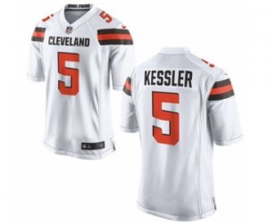 Men\'s Nike Cleveland Browns #5 Cody Kessler Game White NFL Jersey