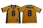 California Golden Bears #8 Aaron Rodgers Gold College Football Jersey