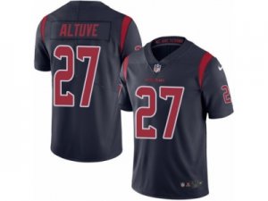 Mens Nike Houston Texans #27 Jose Altuve Limited Navy Blue Rush NFL Jersey