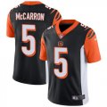 Nike Bengals #5 AJ McCarron Black Vapor Untouchable Limited Jersey