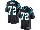 Mens Nike Carolina Panthers #72 Taylor Moton Limited Black Team Color NFL Jersey