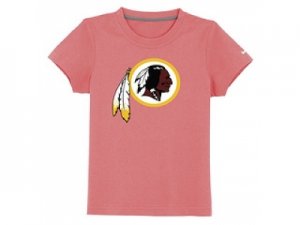 nike washington redskins logo youth T-Shirt pink