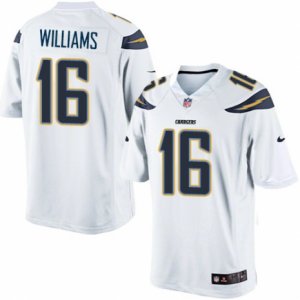 Mens Nike San Diego Chargers #16 Tyrell Williams Limited White NFL Jersey