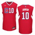 Mens Adidas Los Angeles Clippers #10 Brice Johnson Authentic Red Road NBA Jersey