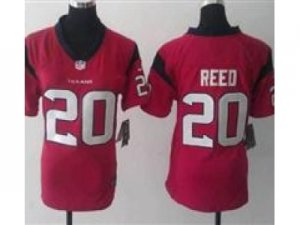 Nike Women Houston Texans #20 Ed Reed Red Jerseys