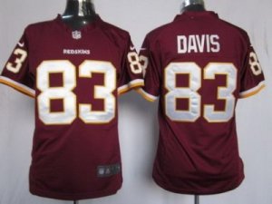 Nike NFL Washington Redskins #83 Fred Davis Red Jerseys(Elite)