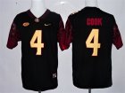 Florida State Seminoles 4 Dalvin Cook Black College Jersey