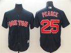 Red Sox #25 Steve Pearce Navy Cool Base Jersey