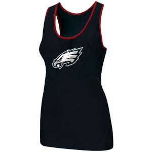 Nike Philadelphia Eagles Ladies Big Logo Tri-Blend Racerback stretch Tank Top Black