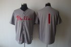 mlb philadelphia phillies #1 ashburn m&n grey