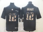 Nike Patriots #12 Tom Brady Black Statue Of Liberty Limited Jersey