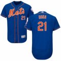 Mens Majestic New York Mets #21 Lucas Duda Royal Blue Flexbase Authentic Collection MLB Jersey