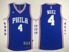 nba philadelphia 76ers #4 NOEL blue[2016 new]
