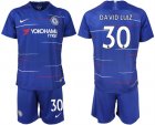 2018-19 Chelsea FC 30 DAVID LUIZ Home Soccer Jersey