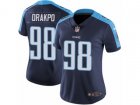 Women Nike Tennessee Titans #98 Brian Orakpo Vapor Untouchable Limited Navy Blue Alternate NFL Jersey