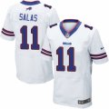 Mens Nike Buffalo Bills #11 Greg Salas Elite White NFL Jersey