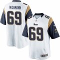 Mens Nike Los Angeles Rams #69 Cody Wichmann Limited White NFL Jersey