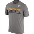 Mens Pittsburgh Steelers Nike Practice Legend Performance T-Shirt Grey