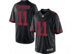 Mens Nike San Francisco 49ers #11 Marquise Goodwin Limited Black NFL Jersey