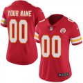Womens Nike Kansas City Chiefs Customized Red Team Color Vapor Untouchable Limited Player NFL Jersey